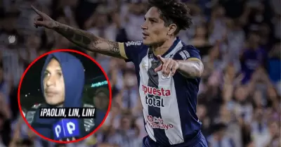 Paolo Guerrero encar� a hincha