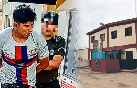 Reo intent� trepar malla cercana a uno de los torreones.