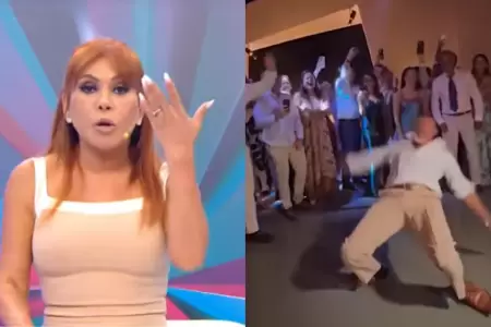Magaly destruye a Carlos Alc�ntara por atrevido baile