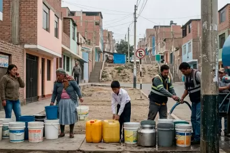 Corte de agua en Lima.
