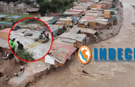 Cifra de fallecidos por intensas lluvias en el pa�s increment� a 72