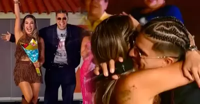 Paul Michael y Pamela L�pez en 'La Granja VIP'.