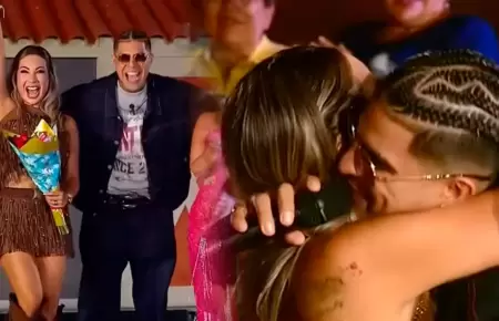 Paul Michael y Pamela L�pez en 'La Granja VIP'.