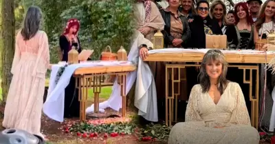 Periodista se casa consigo misma.