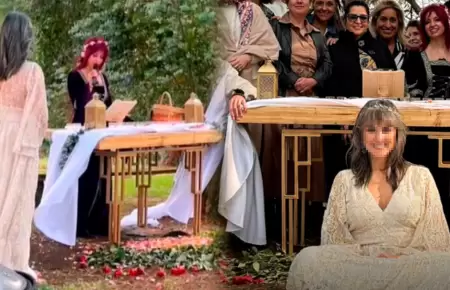 Periodista se casa consigo misma.