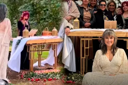 Periodista se casa consigo misma.