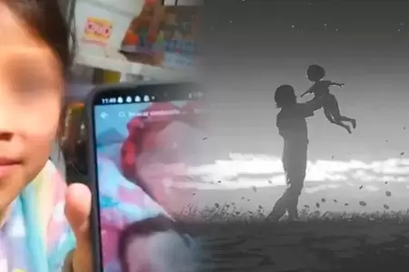 Ni�a ve a su pap� con otra hija.