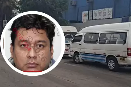 Combis realizan caravana en la av. Argentina tras asesinato de conductor.