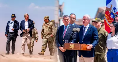 Chile realiza despliegue militar en la frontera con Per�.