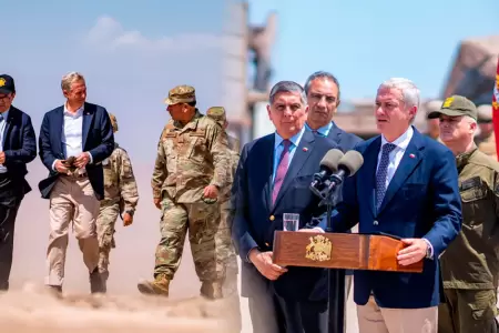 Chile realiza despliegue militar en la frontera con Per�.