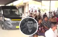 Familia y amigos dan �ltimo adi�s a promotor Jhon Leyva: "No es justo que vivamos entre tanta inseguridad"