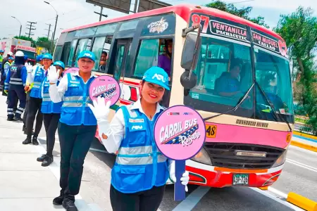 ATU da inicio al corredor Rosado para interconectar en menos tiempo a Lima y Cal