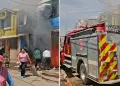 Incendio en vivienda de Asoc. Villa El Triunfo del distrito de Ciudad Nueva genera r�pida respuesta de los vecinos del sector