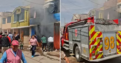 Incendio en vivienda en Ciudad Nueva