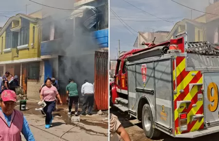 Incendio en vivienda en Ciudad Nueva