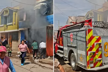 Incendio en vivienda en Ciudad Nueva