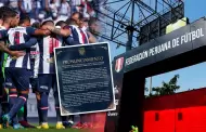 Alianza Lima lanza DURAS cr�ticas a la Federaci�n Peruana de F�tbol por nuevo reglamento ante casos de racismo