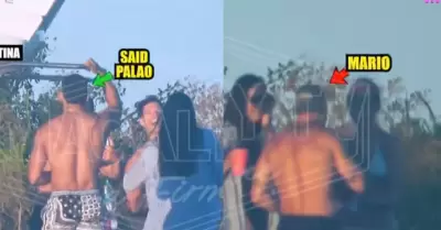 El ampay de Mario Irivarren y Said Palao en Argentina