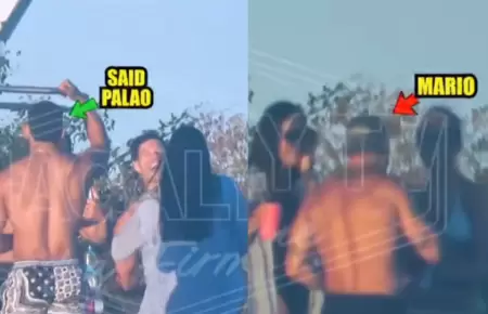 El ampay de Mario Irivarren y Said Palao en Argentina