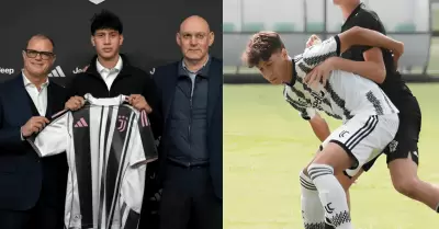 Franco Giambavicchio firm� su primer contrato profesional con Juventus