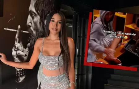 Samahara Lobat�n y su momento viral en la cocina