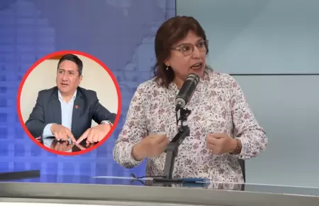 Delia Espinoza cuestiona que Vladimir Cerr�n no culminara procesos en el PJ