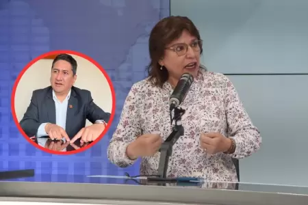 Delia Espinoza cuestiona que Vladimir Cerr�n no culminara procesos en el PJ