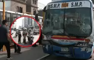 Jes�s Mar�a: Choque de dos buses en la avenida Brasil dej� como saldo 25 heridos