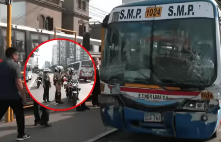 Choque de dos buses en la avenida Brasil dej� como saldo 25 heridos