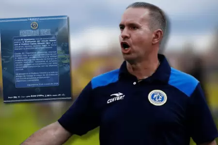 FC Cajamarca finaliz� v�nculo laboral con Carlos Silvestri