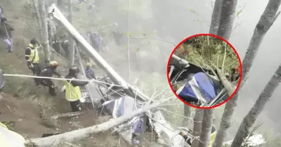 Heredero millonario, una embarazada y exfutbolista fallecieron en accidente a�re