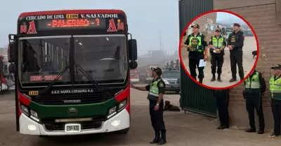 Buses de Santa Catalina contar�n con dos agentes PNP