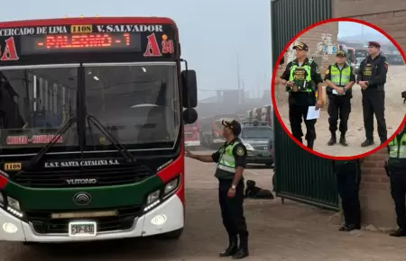 Buses de Santa Catalina contar�n con dos agentes PNP