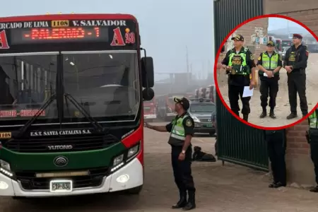 Buses de Santa Catalina contar�n con dos agentes PNP