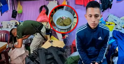 Sustancias fueron escondidas bajo un coj�n