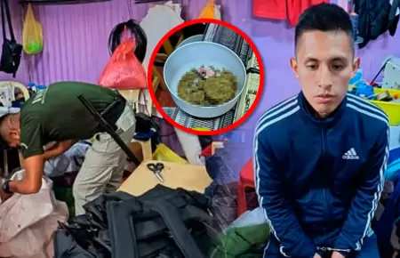 Sustancias fueron escondidas bajo un coj�n