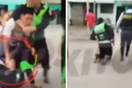 Polic�a frustra el robo de su arma en Surco