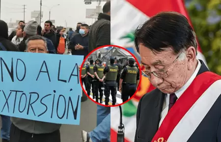 Gremio de transporte eval�a denunciar al Gobierno y PNP por omisi�n de funciones