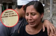 Ministerio de la Mujer brinda asesoramiento legal a madre de conductor asesinado de 'Los Rojitos'