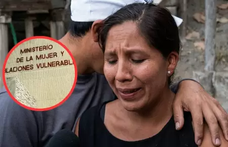 Ministerio de la Mujer brinda apoyo legal a madre de conductor asesinado de 'Los