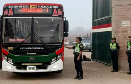 PNP resguardar� 64 patios de maniobra de empresas de transporte p�blico.