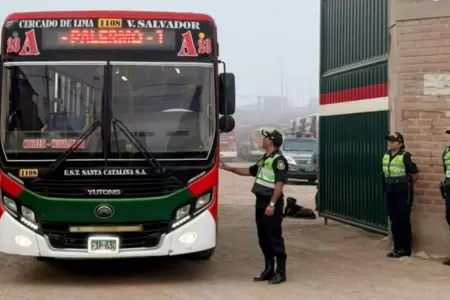 PNP resguardar� 64 patios de maniobra de empresas de transporte p�blico.