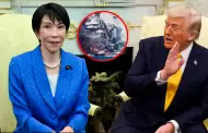 Trump hace broma hist�rica inc�moda sobre ataque sorpresa contra Ir�n frente a la primera ministra de Jap�n