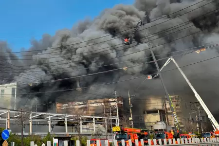 Incendio en Corea del Sur.
