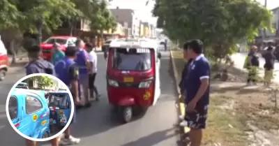 Mototaxistas del R�mac realizan paro por alza en precio de GLP