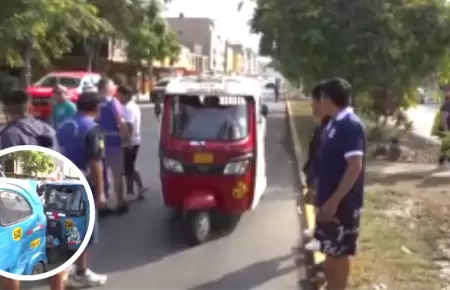 Mototaxistas del R�mac realizan paro por alza en precio de GLP