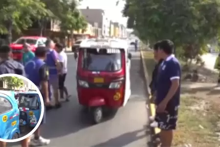 Mototaxistas del R�mac realizan paro por alza en precio de GLP