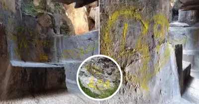 Realizan pintas en zona ceremonial de Huaca Cheqtaqaqa