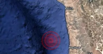 Sismo sacude el sur del Per� hoy viernes 20 de marzo.
