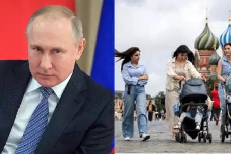 Putin recomienda enviar al psic�logo a mujeres que no quieran ser madres.